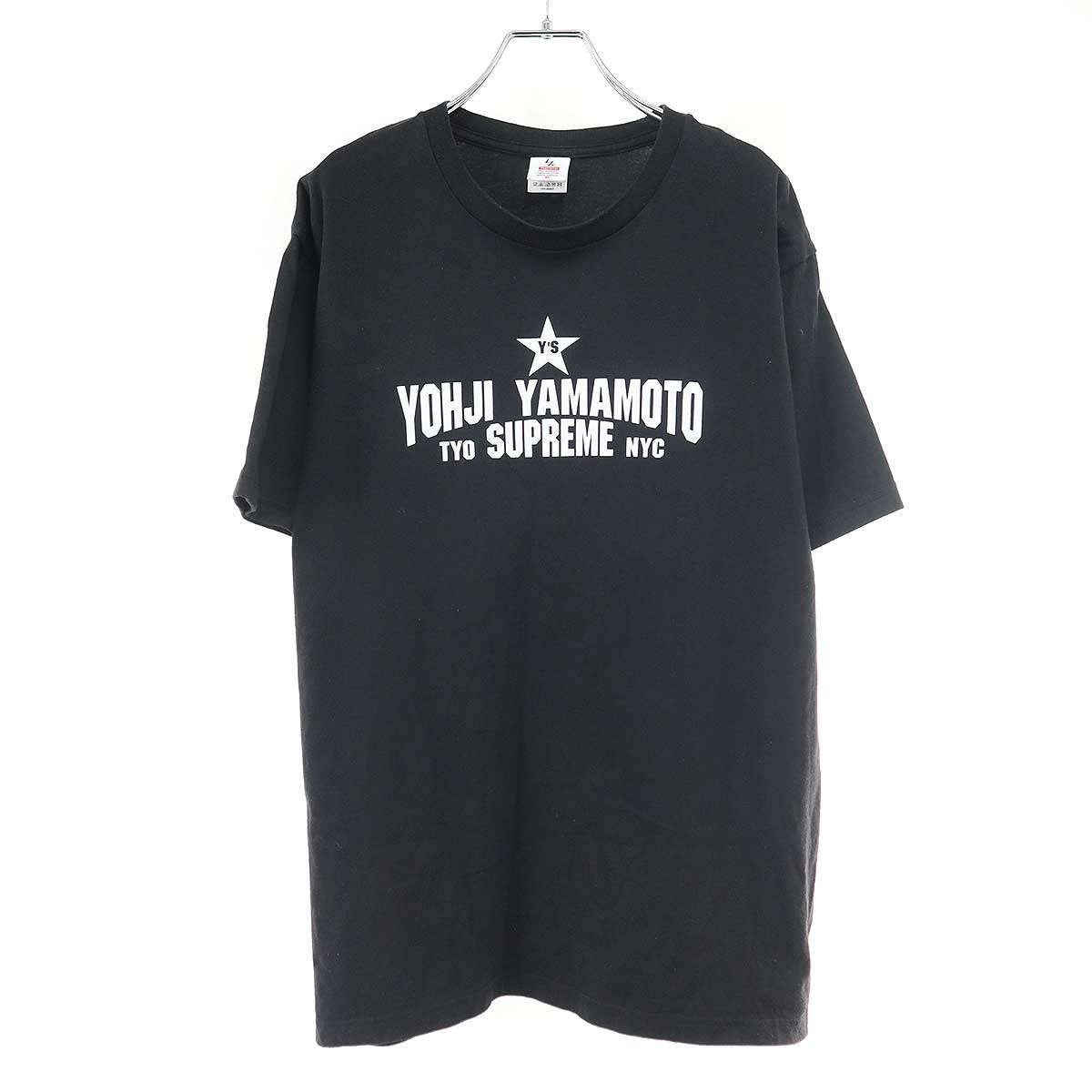 Supreme×Y\u0027s Yohji Yamamoto ワイズ ヨウジヤマモト シュプリーム 25AW Y\u0027s Star Tee ティーシャツ  黒いこと M 【中古】 ITCGYDGIJSW0 トップス-Tシャツ・カットソー