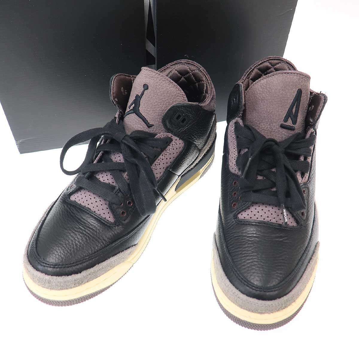 NIKE ナイキ WMNS AIR JORDAN 3 RETRO OG A MA MANIERE スニーカー FZ4811-001 黒いこと 28.5珊 【中古】 ITH1F4OY2NKB