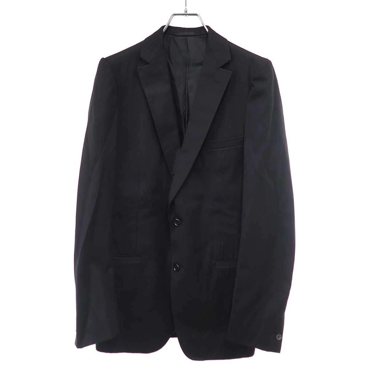 CAROL CHRISTIAN POELL キャロルクリスチャンポエル 1999AW 2B上衣\u0026スラックスズボン下 セットアップ背広  黒いこと 44 【中古】 ITQ71ZB3C8HW