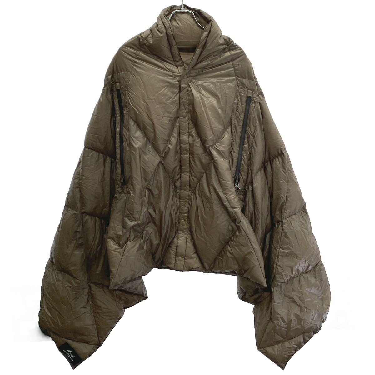 ENGINEERED GARMENTS×NANGA エンジニアド ガーメンツ×ナンガ 23AW Snap Shawl  スナップショールダウンポンチョ 2114112 赤銅色 F 【中古】 ITHDIFG9D7SL