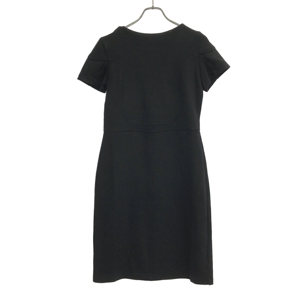 MARNI マルニ 12AW ショートスリーブウールニットワンピース ブラック 38 【中古】 IT9CKO31JOPW｜MODESCAPE 店
