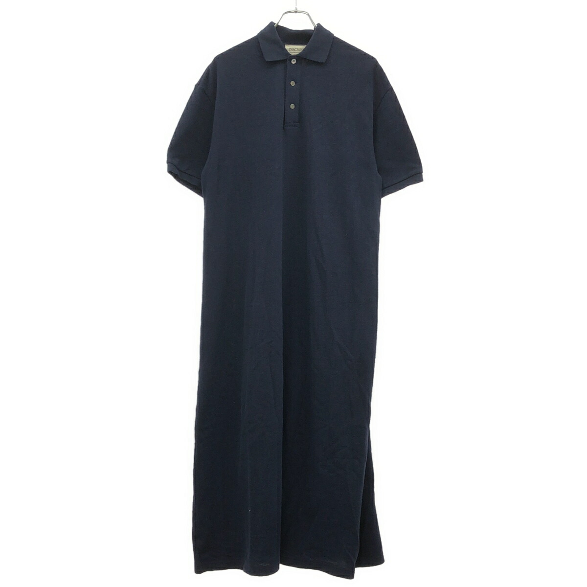 INSCRIRE アンスクリア 25SS Big Polo One Piece ビッグポロワンピース I25SS-BC103 ネイビー S 【中古】 ITGWZQ18CPGY