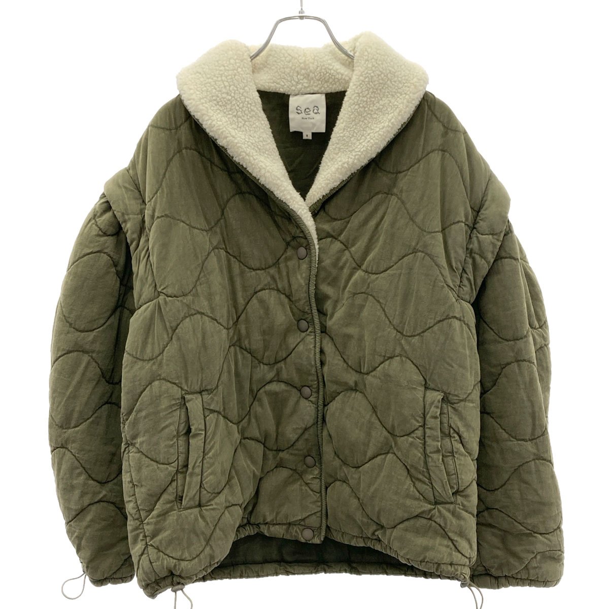 Sea New York シーニューヨーク キルティング上衣 厚地の外套 AW21-029 カーキ S 【中古】 ITW1TXIEAOFI