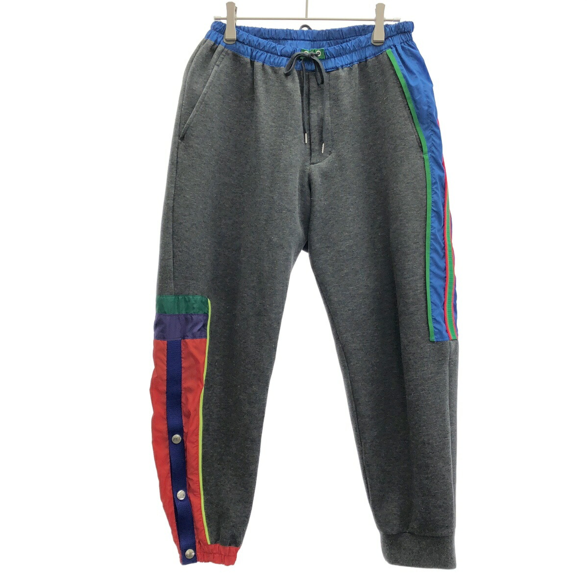 kolor BEACON 色合い ビーコン 21SS ナイロン二人組 アシンメトリースウェットパンツ 21SBM-P14235 入り合わせる 1 【中古】 ITIW85IIGENC