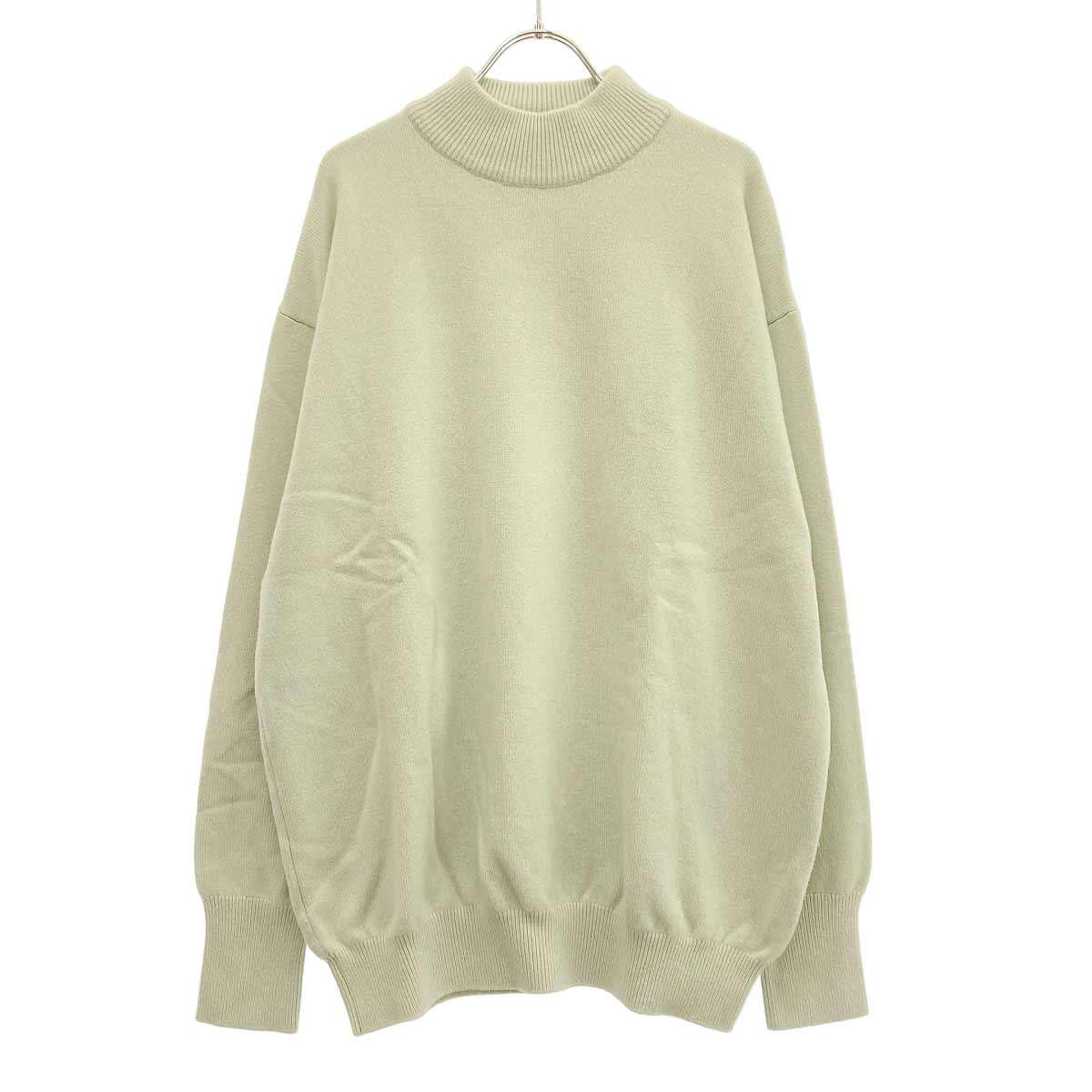 HERILL ヘリル 19AW Cashmere Mock Neck カシミヤモックネックニットセーター 19-070-8020-31 緑であること 3 【中古】 IT0P2HEDX8P8