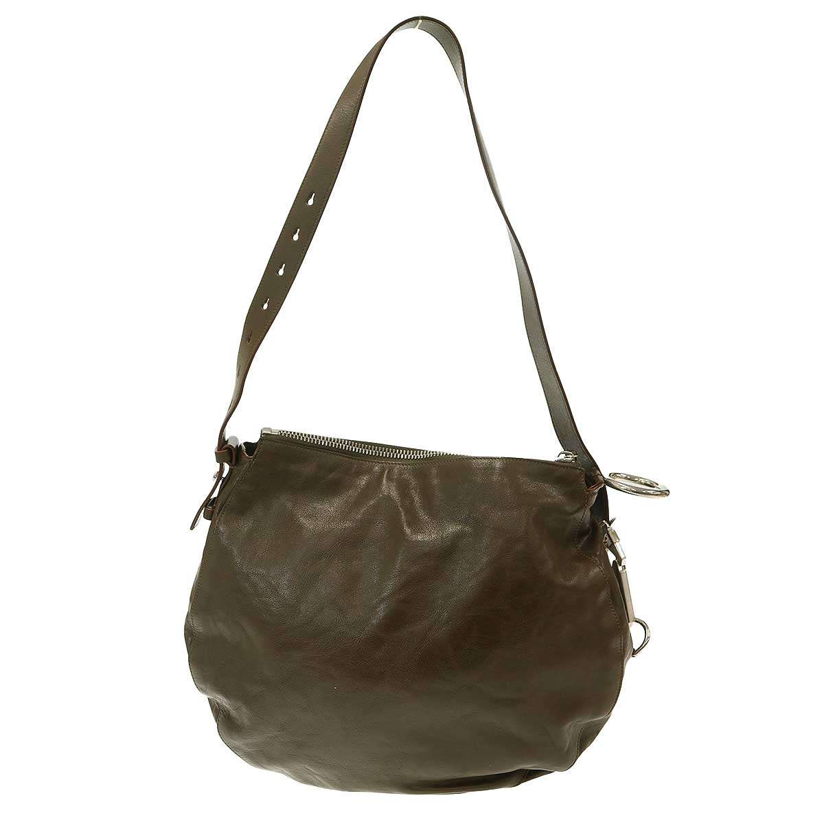 BURBERRY バーバリー Knight Bag Medium ショルダーナイトバッグ  赤銅色  【中古】 IT4R6ZO0XASS