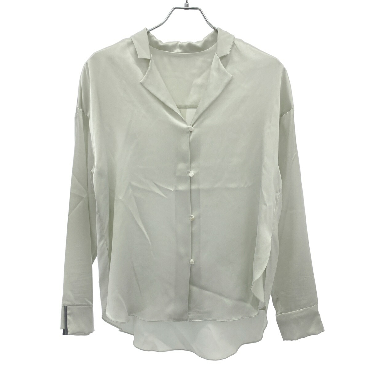 CHIYONO ANNE チヨノ アン Silk Pyjama Set 絹地パジャマ セットアップ お部屋お召しもの  緑であること SM 【中古】 ITY9HMXCMW2O