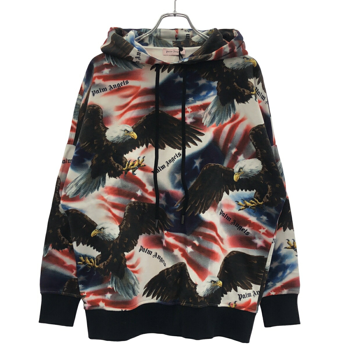 Palm Angels パームエンジェルス アメリカイーグルプリントパーカー PMBB051S195770019910 混ぜ合わせる M 【中古】 IT45L77RILFE メンズファッション-トップス-パーカー