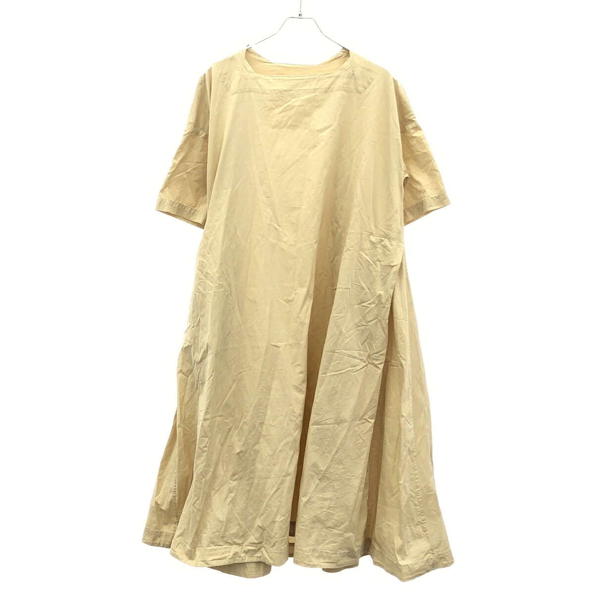 CASEY CASEY ケイシー ケイシー ROBE WCW PAPER SAT コットンワンピース 20FR438 ベージュ XS 【中古】 ITSWJ0PNTRSW|MODESCAPE 店