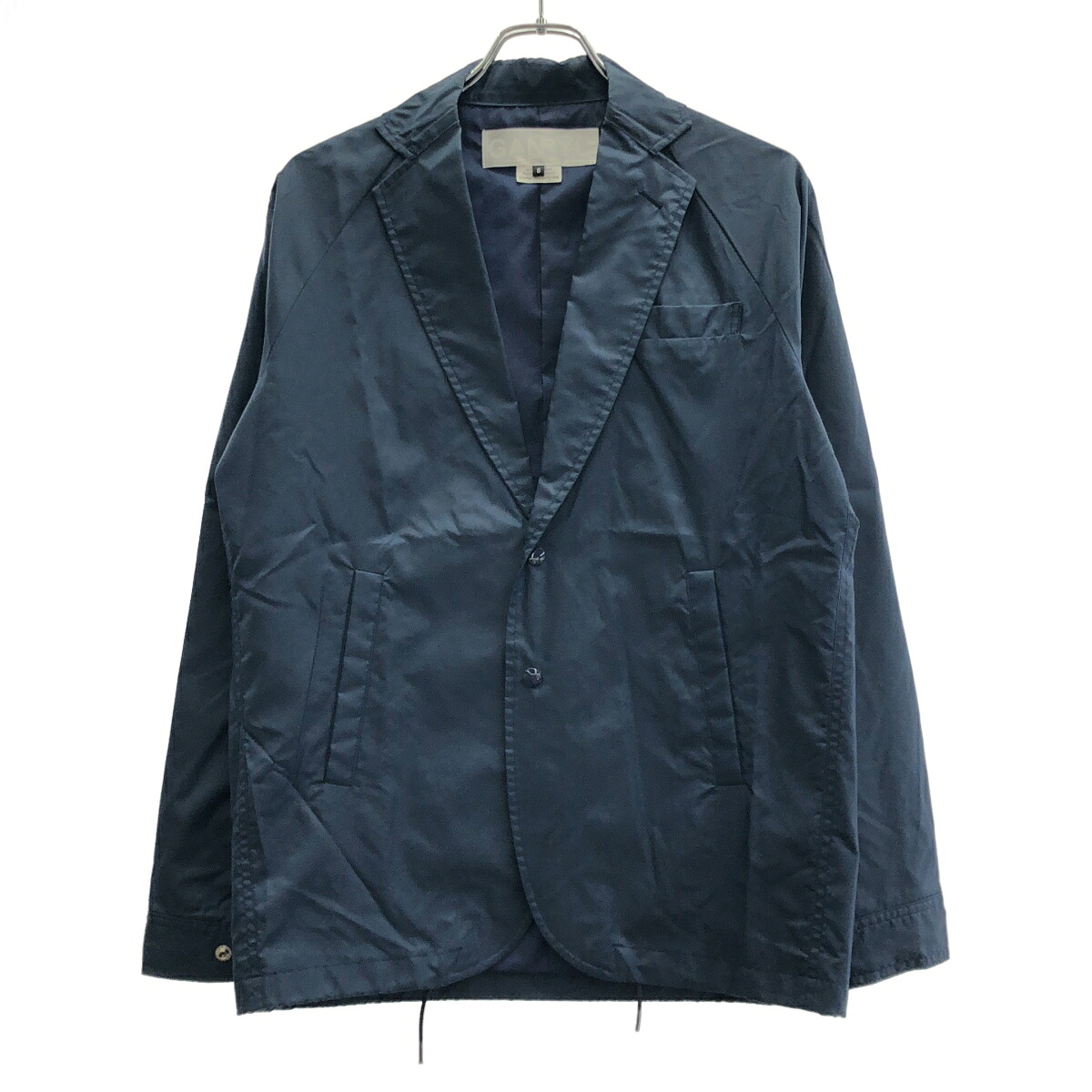 GANRYU 鵞鳥リュウ 16SS ナイロンコーチテーラードジャケット EQ-J006 米国海軍 S 【中古】 ITHE8EDHTQ7U