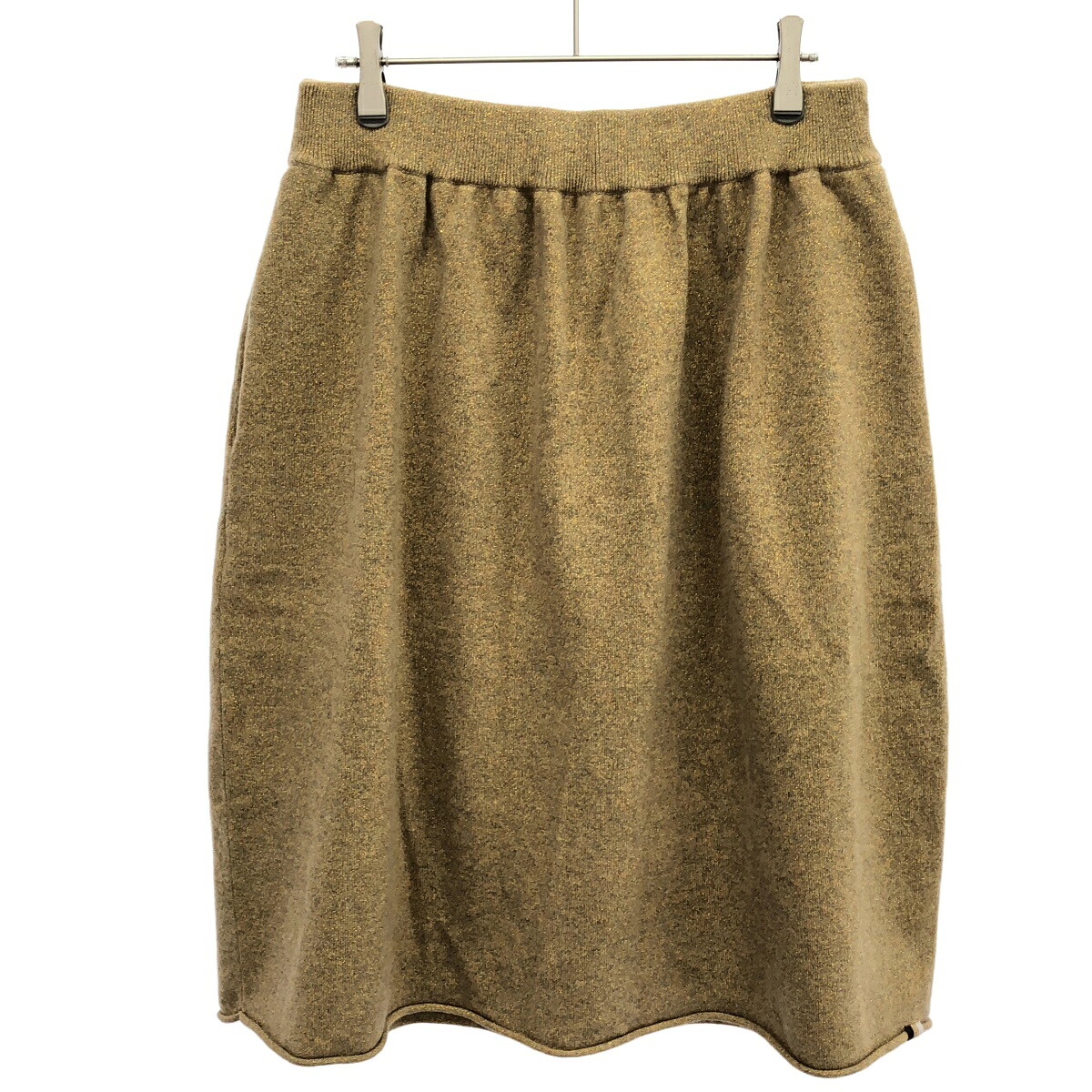 extreme cashmere エクストリームカシミヤ カシミヤニットスカート イエロー系 【中古】 ITUMGYF0VSRY｜MODESCAPE 店