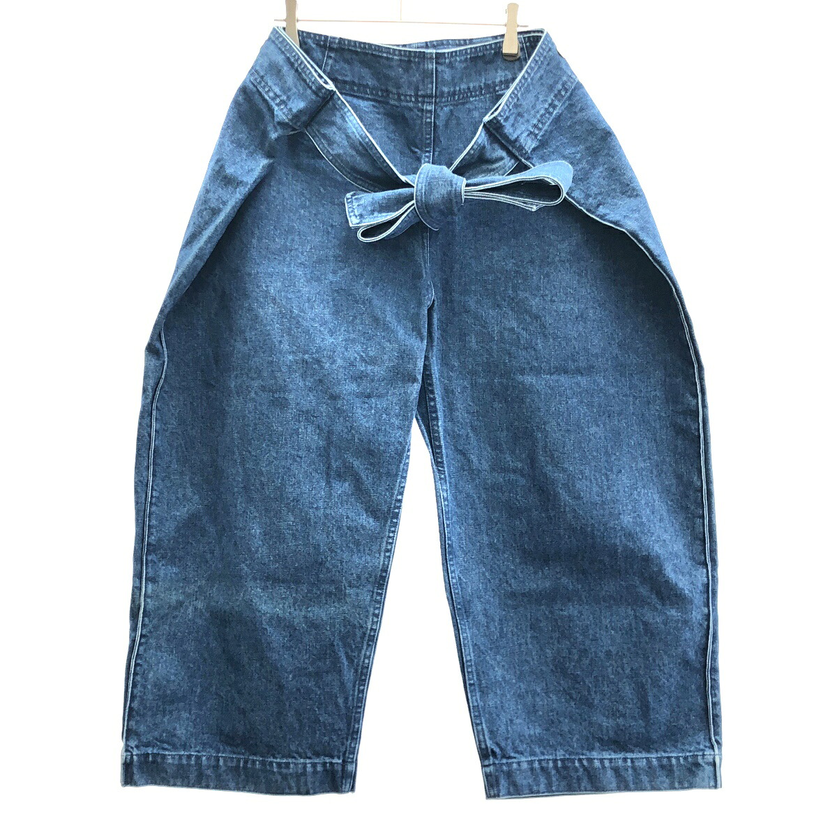 Drawer ドゥロワー D PRE2 DENIM WRAP PTS デニムラップパンツ 6514-299-0763 インディゴ 36 【中古】 ITYUKQSM67JO