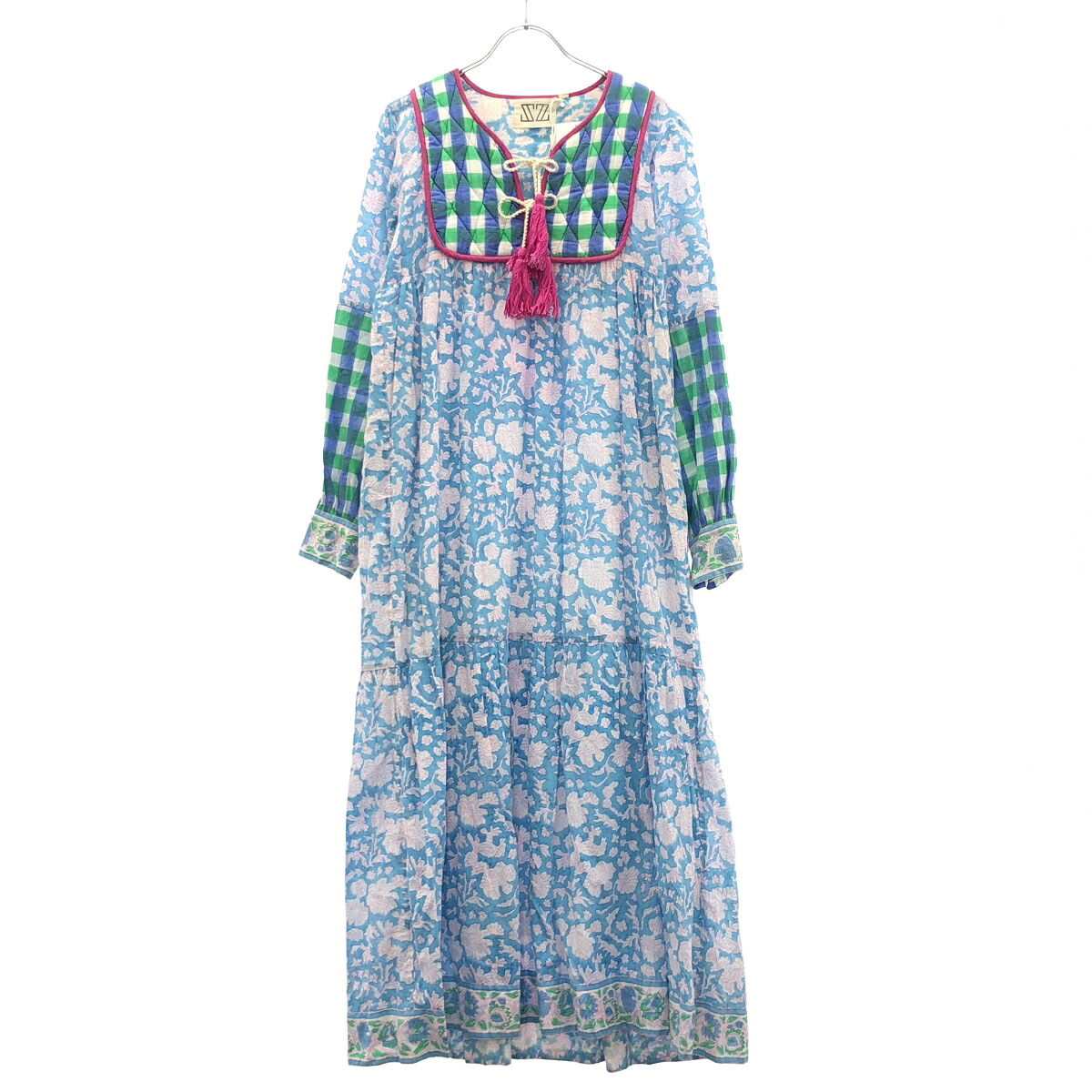 SZ Blockprints エスゼットブロックプリント Jodhpur Dress ワンピース 3310300134 ミックス XS 【中古】 ITWOZKFD2474｜MODESCAPE 店