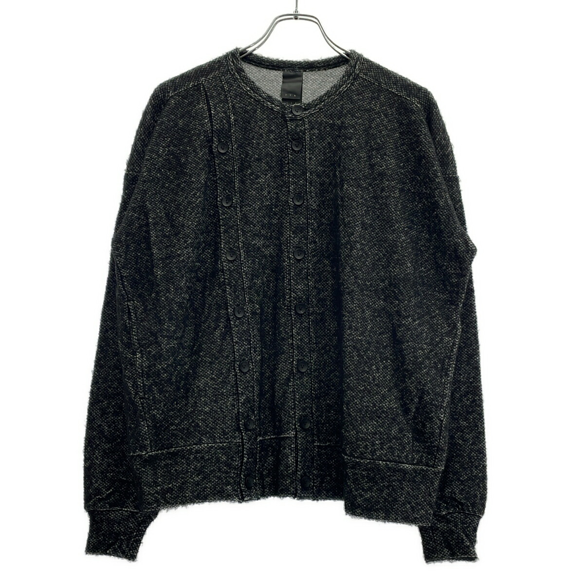 The viridi-anne ザ ヴィリディアン 23AW Wool Mix Jersey Cardigan ジレー VI-3667-01 黒いこと系 1 【中古】 ITOH1XYG37FU