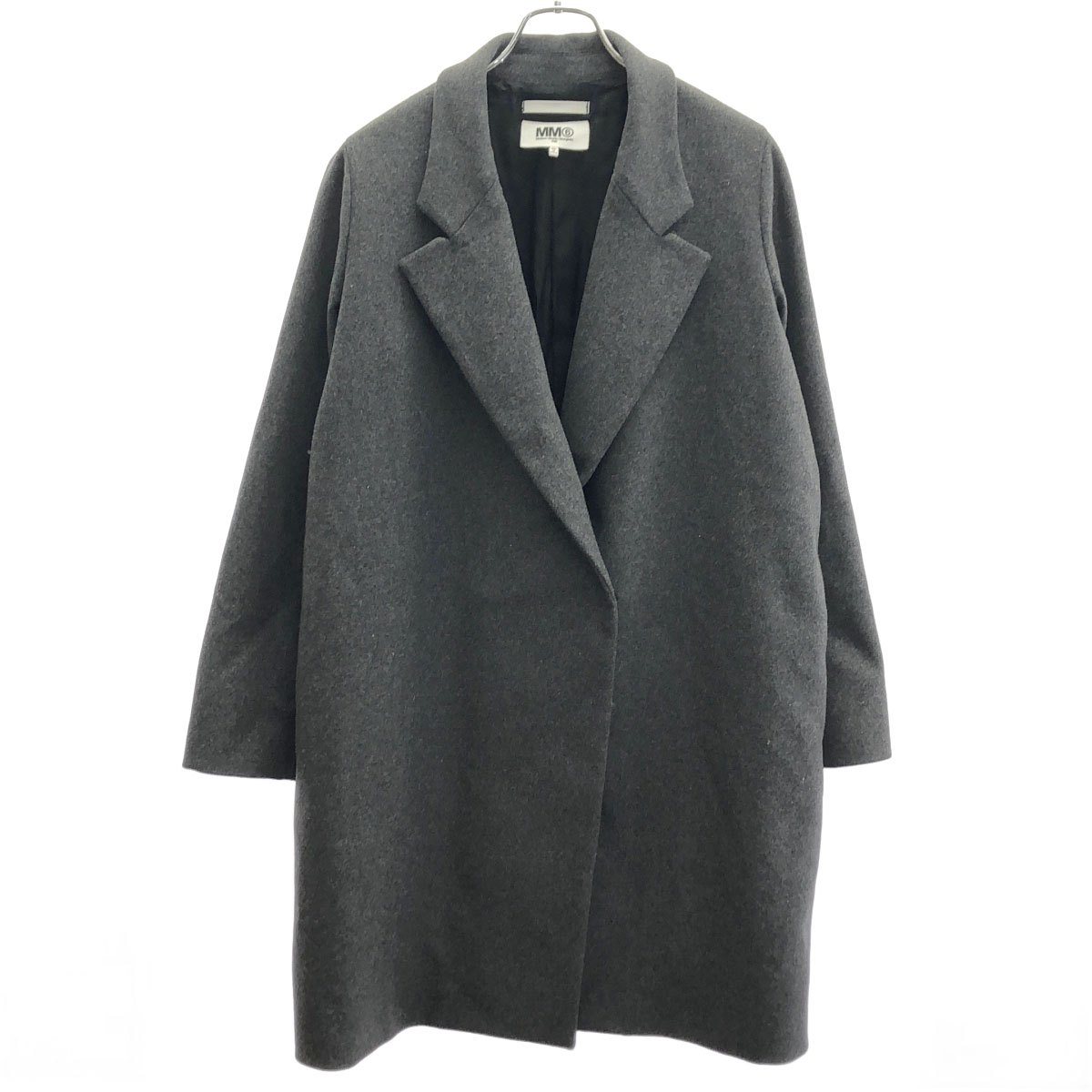 MM6 エムエムシックス 15AW チェスターコート S32AA0097 薄墨色 42 【中古】 IT735ZSD3C4G