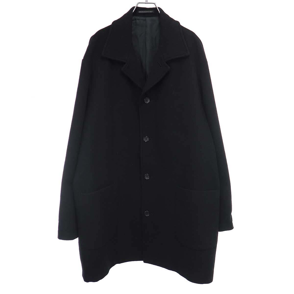 Yohji Yamamoto POUR HOMME ヨウジヤマモト プールオム 23AW AIRY MOSSER OUT POCKET 5BSJK エアリーモッサーアウトポケットジャケット HJ-C04-102 黒いこと 1 【中古】 ITQ2PDOJTH3K