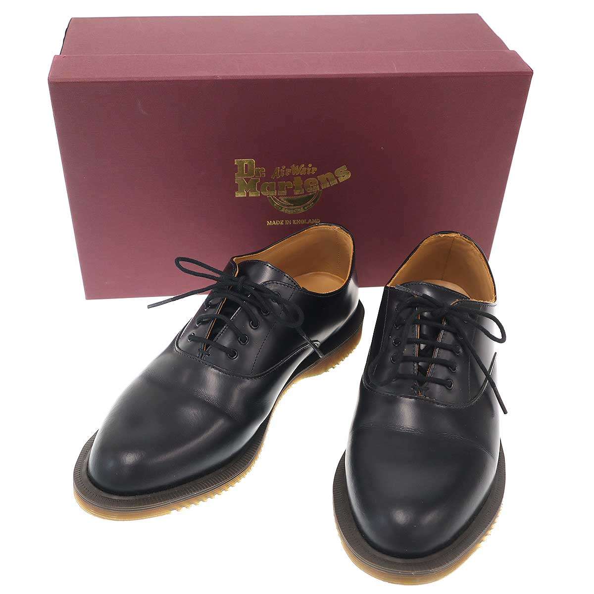COMME des GARCONS COMME des GARCONS×Dr.Martens コムデギャルソンコムデギャルソン お医者さんマーチン BENNETT オックスフォードシューズ  黒いこと UK6 【中古】 ITYC7結核症4UPGI