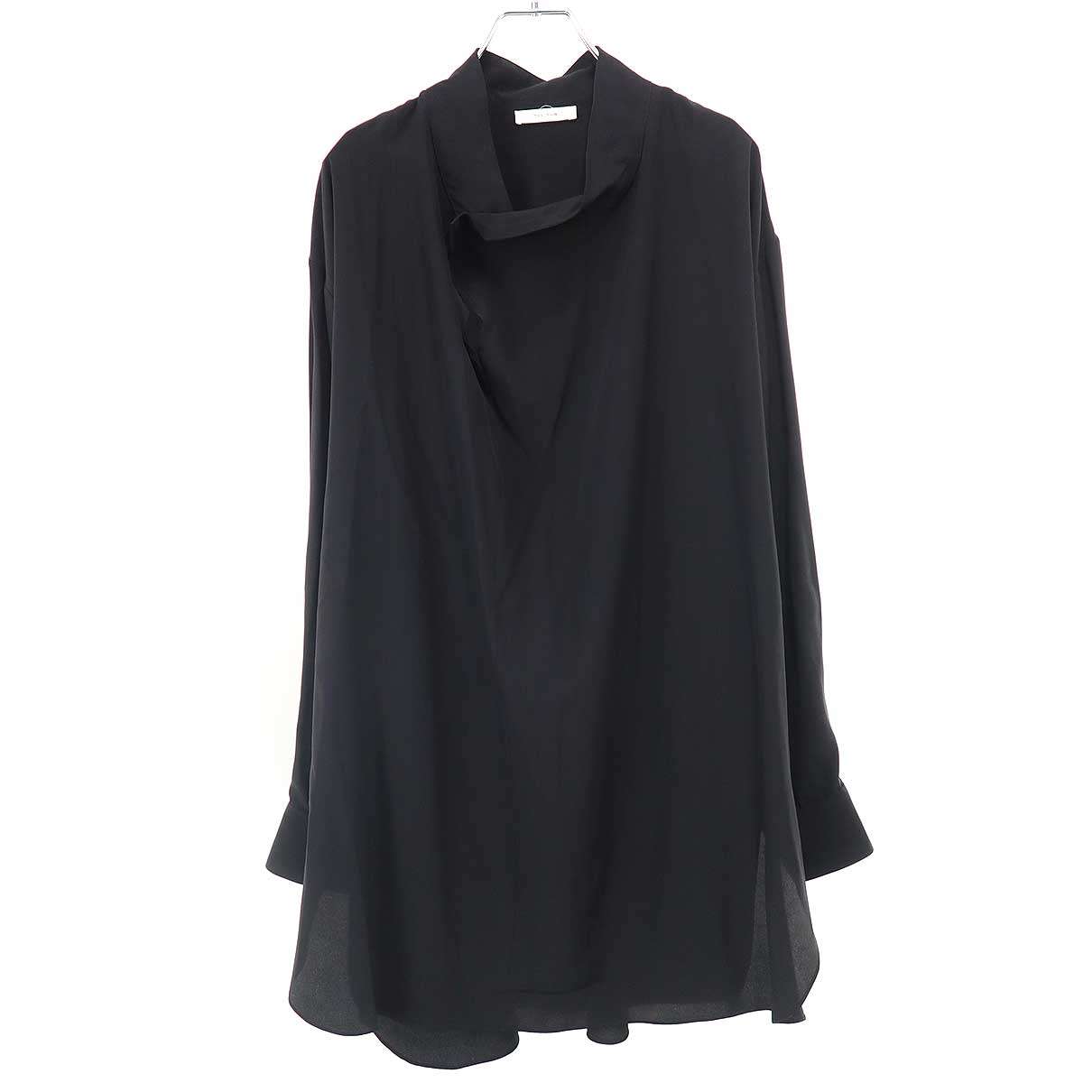 THE ROW ザ ロウ シルクブラウスシャツ 6418 W1099 ブラック XS 【中古】 ITOSNKF5RVY5｜MODESCAPE 店 45,659円