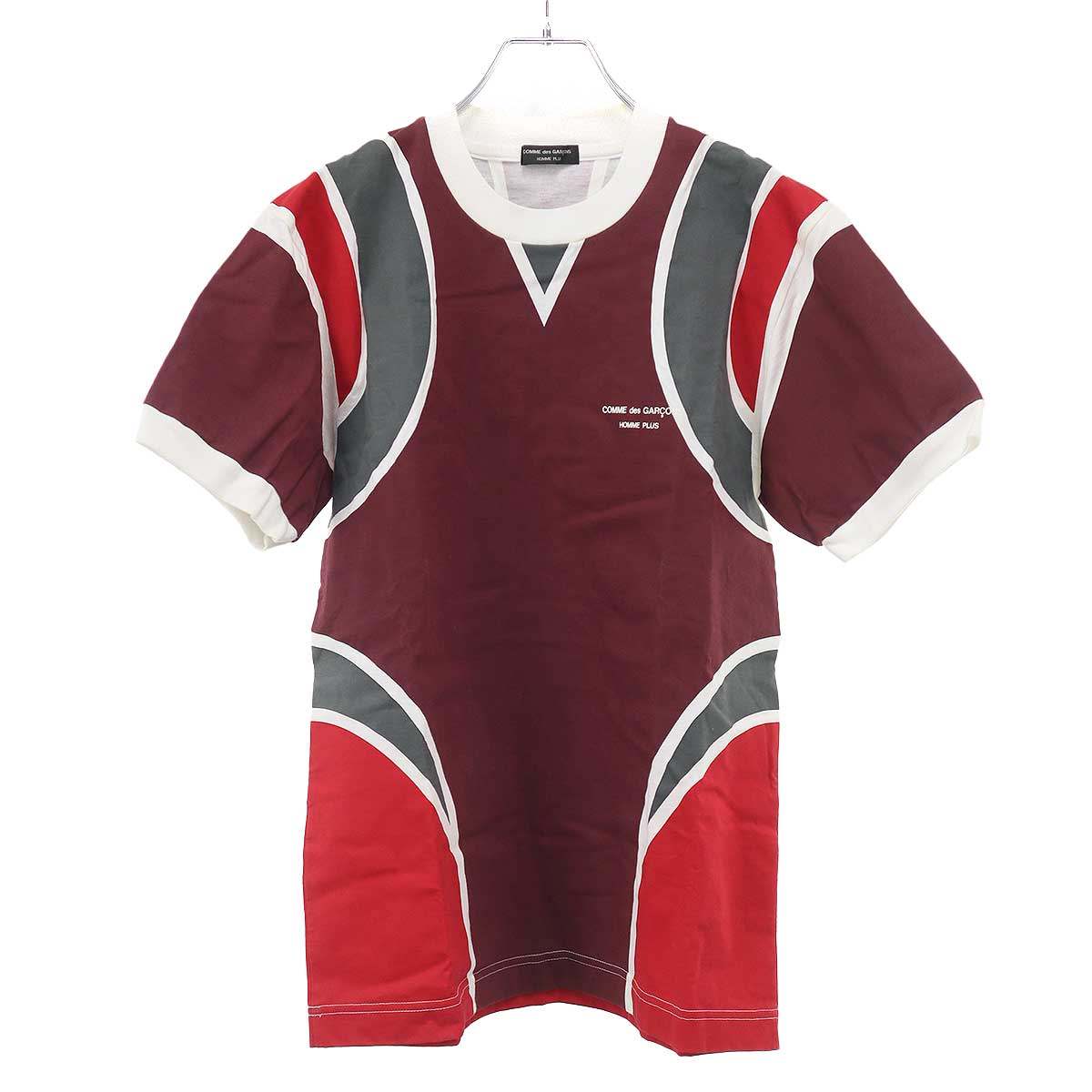 COMME des GARCONS HOMME PLUS コム デギャルソンオムプリュス 2003AW 騙し絵 刷り上げるプルオーバー PK-T024 入り合わせる 【中古】 ITQSUQIR71HT