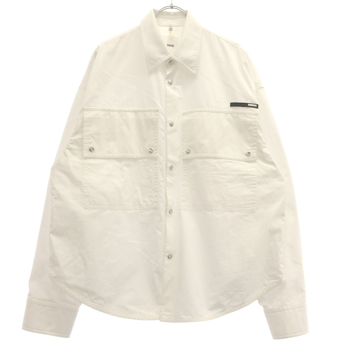 OAMC オーエーエムシー 24SS LEXINGTON SHIRT レキントンシャツ プルオーバー上衣 24E28OAU15 白いこと XS 【中古】 IT5A8Z6M3NUS