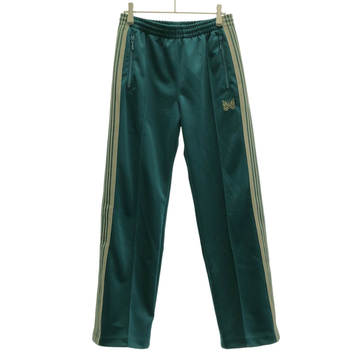 Needles ニードルズ 26SS Track Pant Poly Smooth トラックパンツ SX406 グリーン 2 【中古】 ITQ1KYLRNZPK|MODESCAPE 店