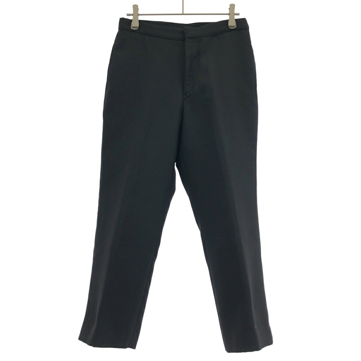 Yohji Yamamoto ヨウジヤマモト 2005AW クロップドウールスラックスパンツ FN-P02-147 黒いこと 1 【中古】 ITGK73JZ65Q8