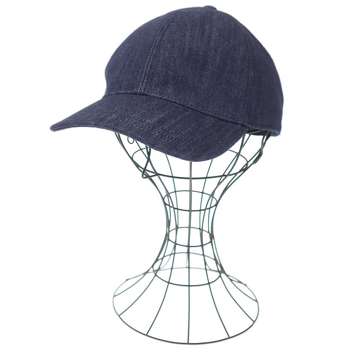 PRADA プラダ ロゴプレート デニムベースボールキャップ 2HC274 インディゴ L 【中古】 IT857TCBX0X3|MODESCAPE 店