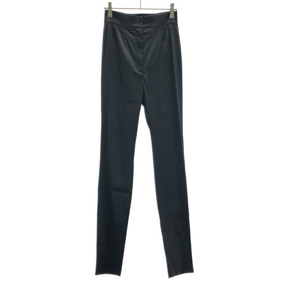 DOLCE\u0026GABBANA ドルチェ＆ガッバーナ サテンロングトラウザーパンツ FTVWXT/FURAD 黒いこと 38 【中古】 ITJKPWVPS6C4