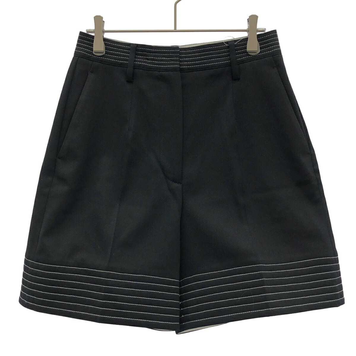 MM6 Maison Margiela  エムエムシックス 住みか マルジェラ 21AW 遊撃手ズボン下 S52MU0075 S47848 黒いこと 38 【中古】 ITFAFJ3F039C