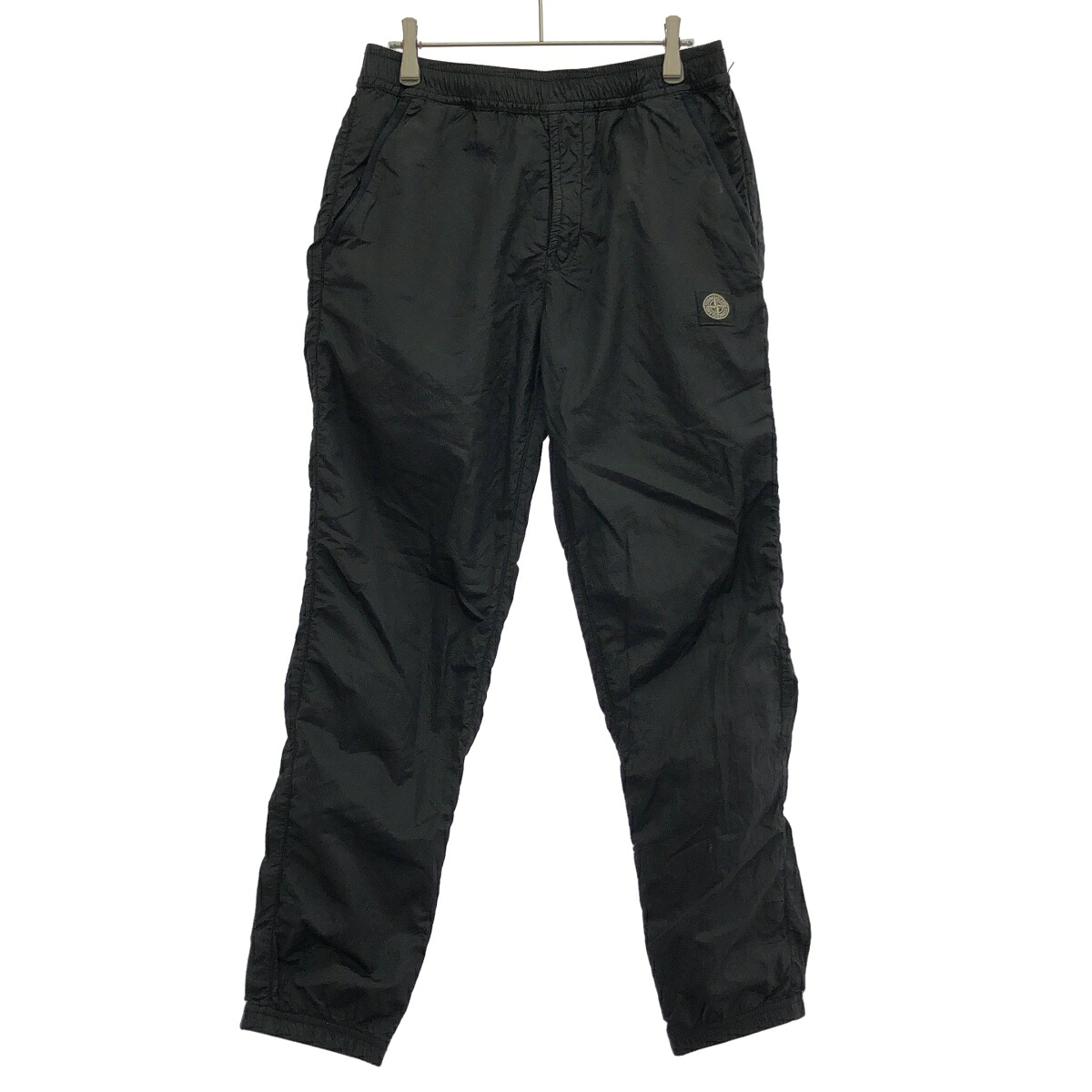 STONE ISLAND ストーンアイランド Nylon Metal Pants ナイロンメタルトラックパンツ 721565236 ブラック S 【中古】 IT8F8FFZMJ3Z|MODESCAPE 店