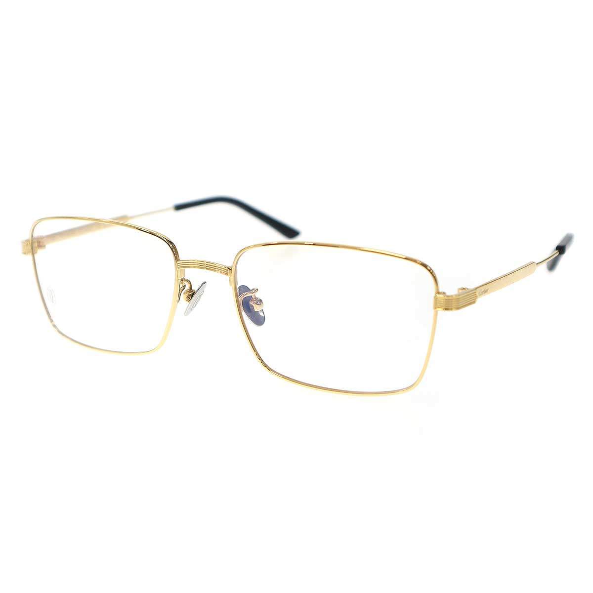 Cartier カルティエ アイウェア 眼鏡 CT0347O ゴールド 55□18 145 【中古】 IT4XMEB24N8B
