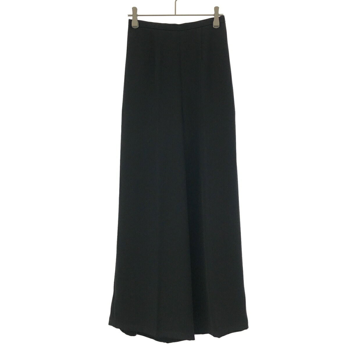 ENFOLD エンフォルド 23SS ELASTIC WIDE TROUSERS  エラスティックワイドトラウザーパンツ 300GS631-2190 黒いこと 36 【中古】 IT4S3GW4DE1C
