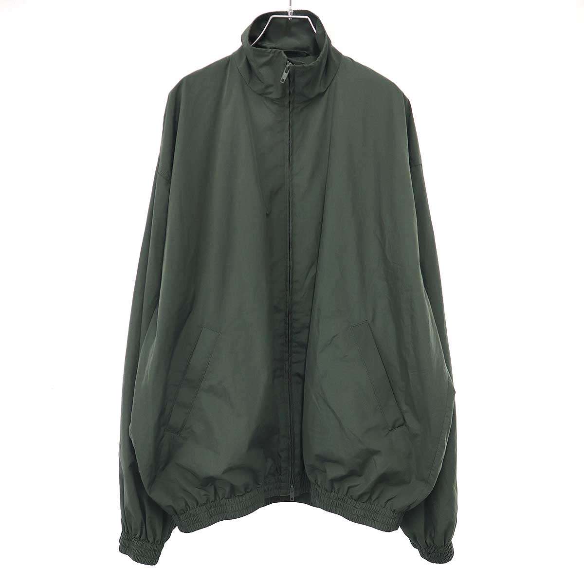 BALENCIAGA バレンシアガ 24AW バックテーピングロゴ ジップアップジャケット 794465 TPQ38 グリーン XXS 【中古】 ITG7AUWQXPFD|MODESCAPE 店