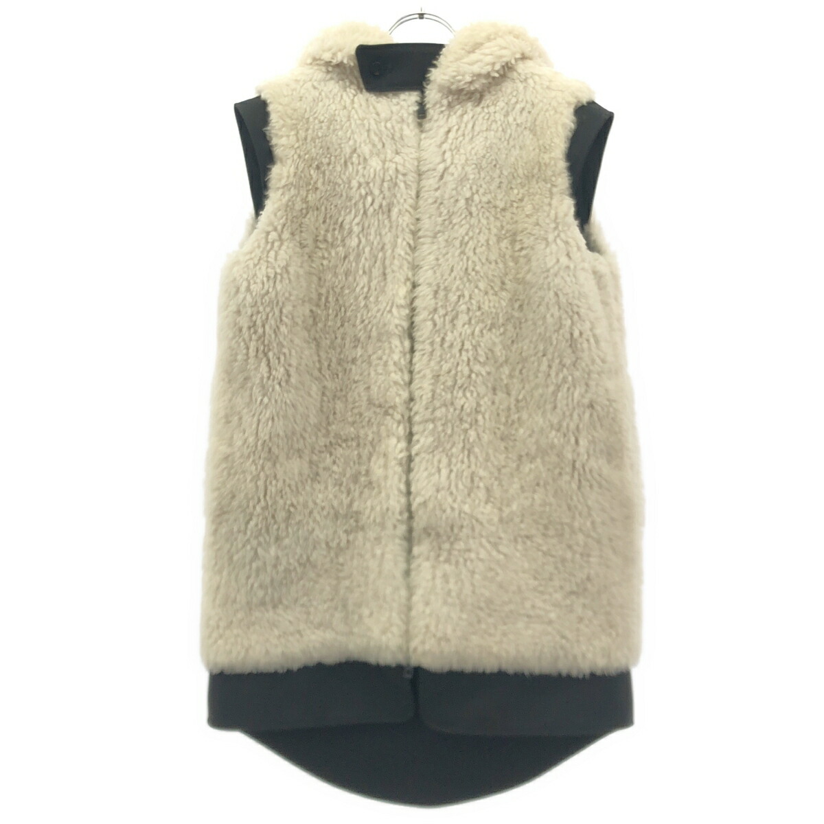 THE RERACS ザ 紫はしどいクス 18AW ボアフリースフーデッドベスト 18FW-REBL-146L 白いこと 38 【中古】 ITF67A6BNUI2 レディースファッション-トップス-ベスト・ジレ