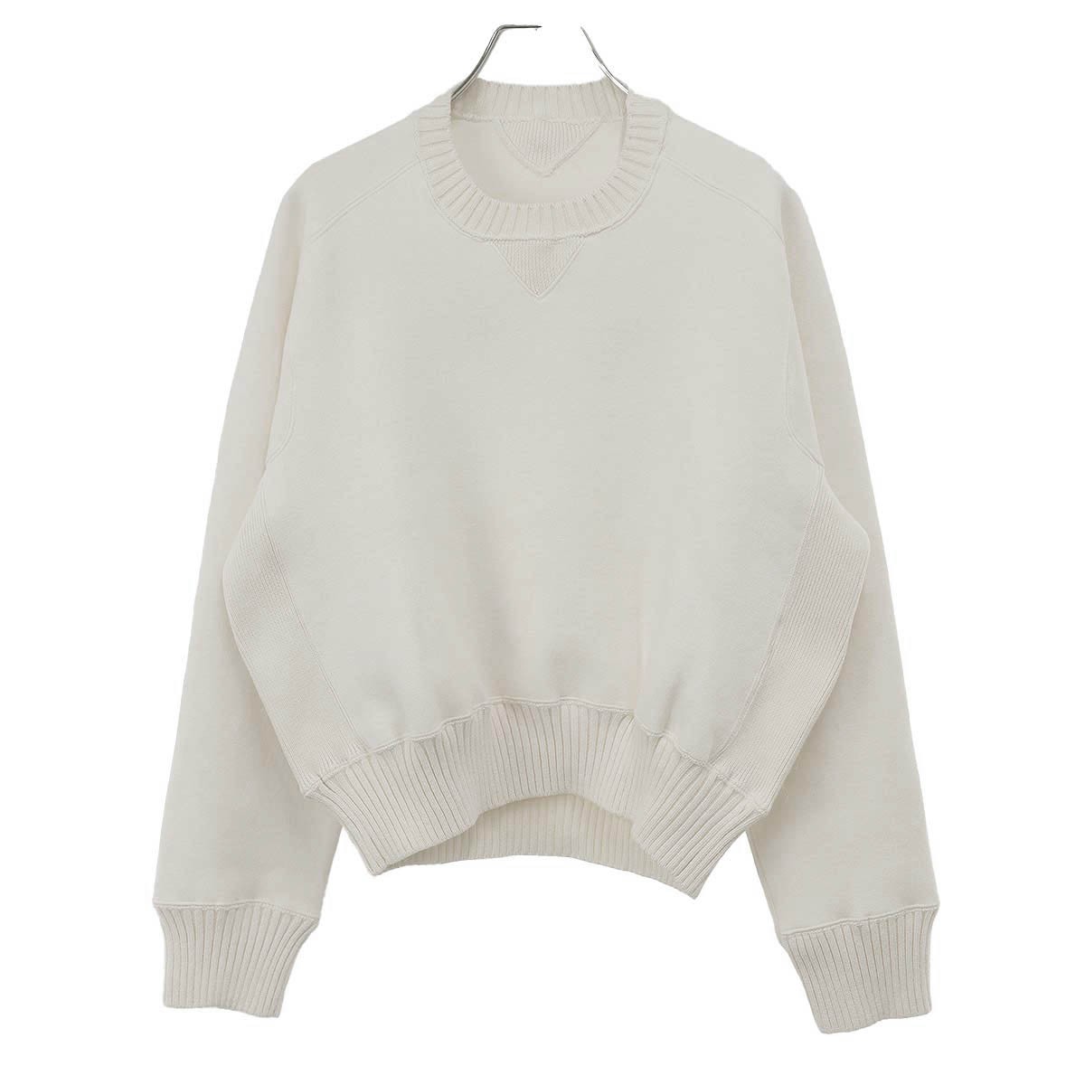 sacai サカイ 26SS Cotton Cashmere Knit Pullover ニットセーター 26-08333 ホワイト 1 【中古】 ITJGEXWWE7SE