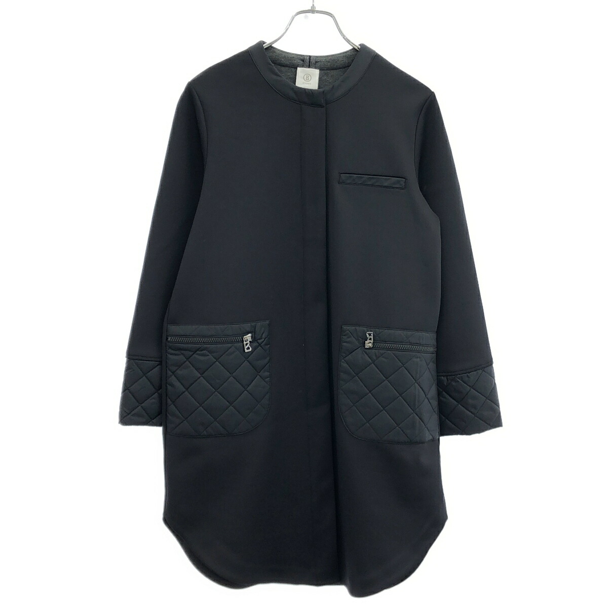 BOGNER ボグナー ネオプレンノーカラーコート 86136276 黒いこと M 【中古】 IT87AAAPQL7G