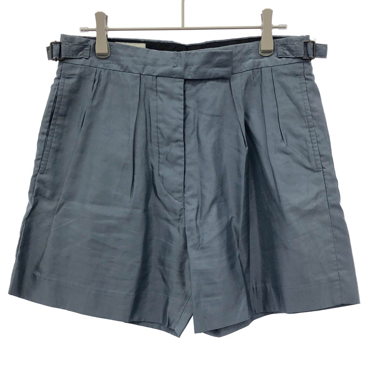DRIES VAN NOTEN ドリスヴァンノッテン サテンショートパンツ  ブルー 36 【中古】 ITQF485XVMK8