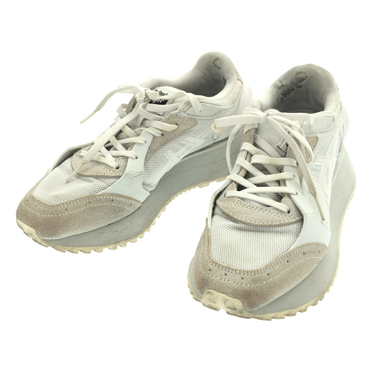 Onitsuka Tiger オニツカタイガー MOAGE CO スニーカー 1183B555 白いこと 23.5糎 【中古】 ITYJEUCTXBCG