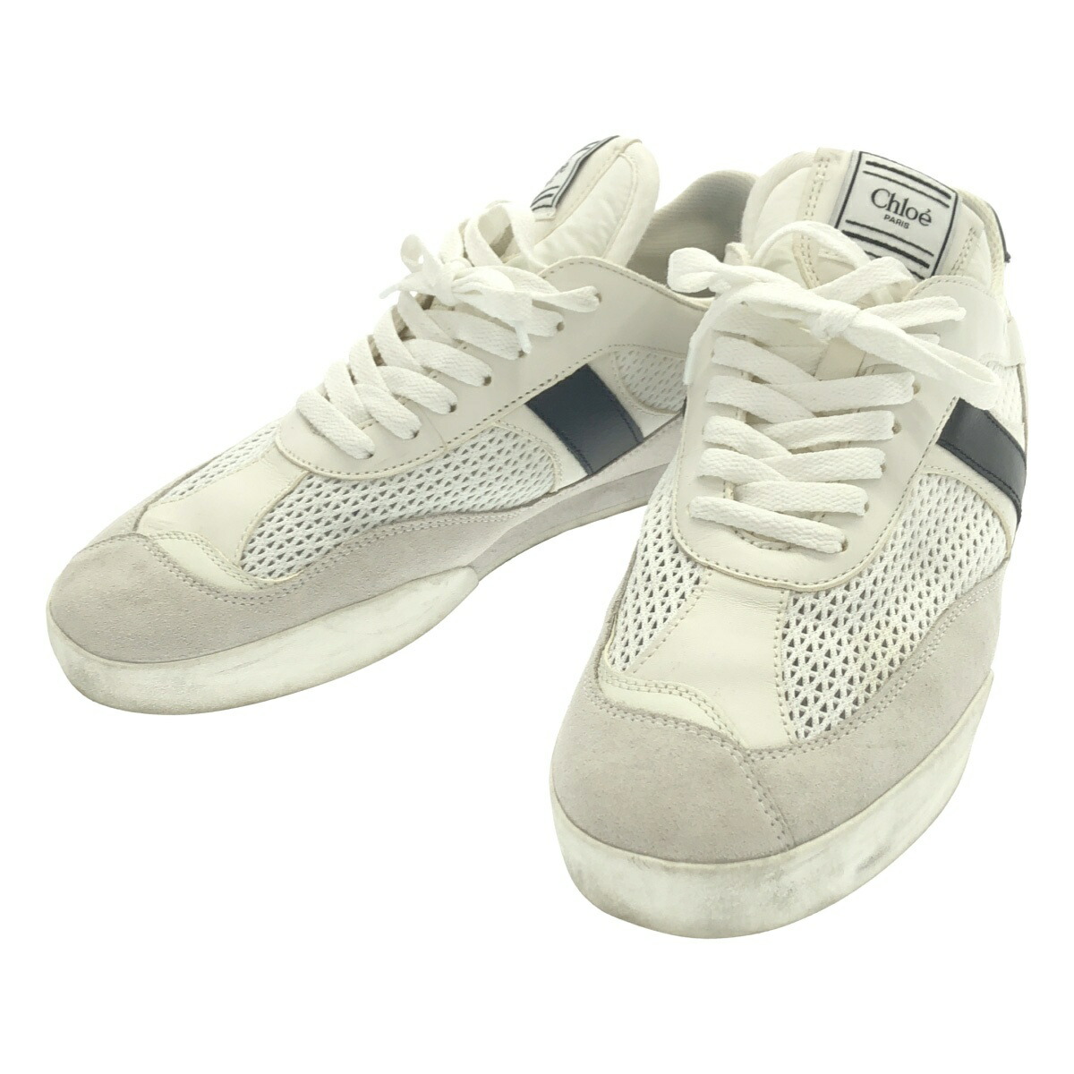 Chloe クロエ Kick スニーカー 0125251 白いこと 41 【中古】 ITFF6W57PZP0