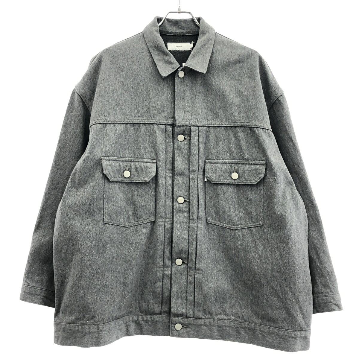 Graphpaper グラフ記録つづり方 20SS Colorfast Denim Jacket  カラーファストデニムジャケット GM201-30097B 薄墨色 2 【中古】 ITM1E4I8PMKS