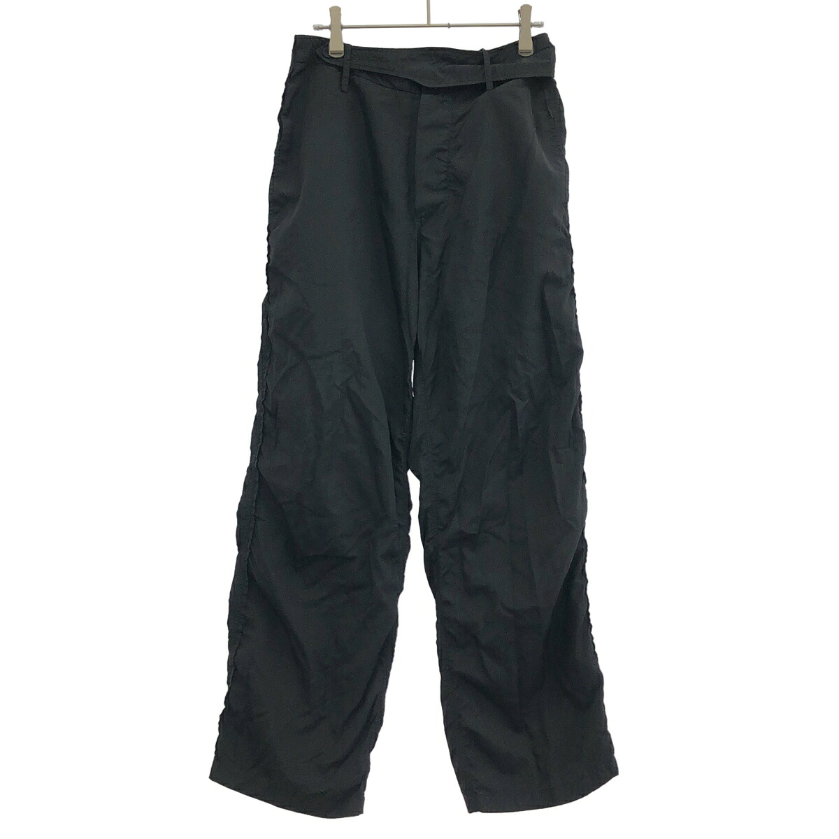 BALENCIAGA バレンシアガ ナイロンベルテッドパンツ ブラック -- 【中古】 ITB1QWM8T0D1|MODESCAPE 店