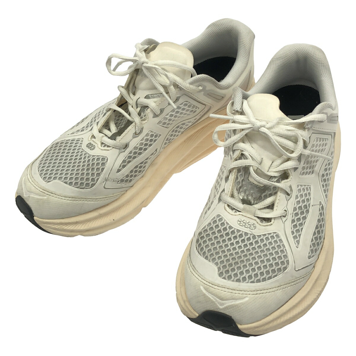 HOKA ONE ONE ホカ オネオネ CLIFTON ONE9 スニーカー 1155370 FCG 白いこと 28.5珊 【中古】 ITTUQ5XHADY8