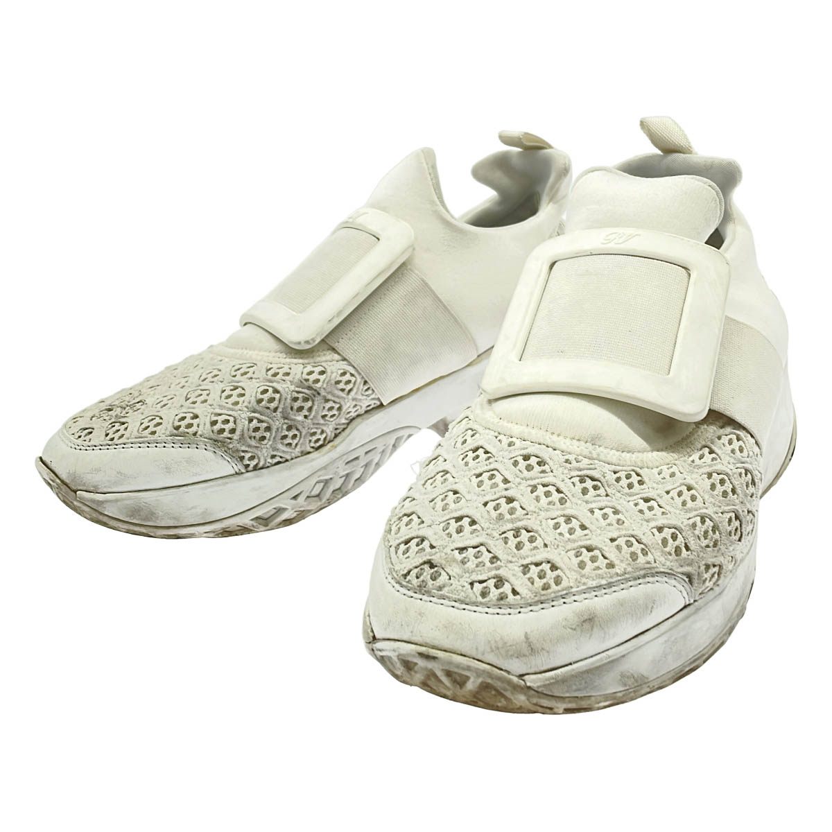 Roger Vivier ロジェ ヴィヴィエ ヴィヴラン スニーカー  白いこと 36 【中古】 IT6EJ15KBLLL