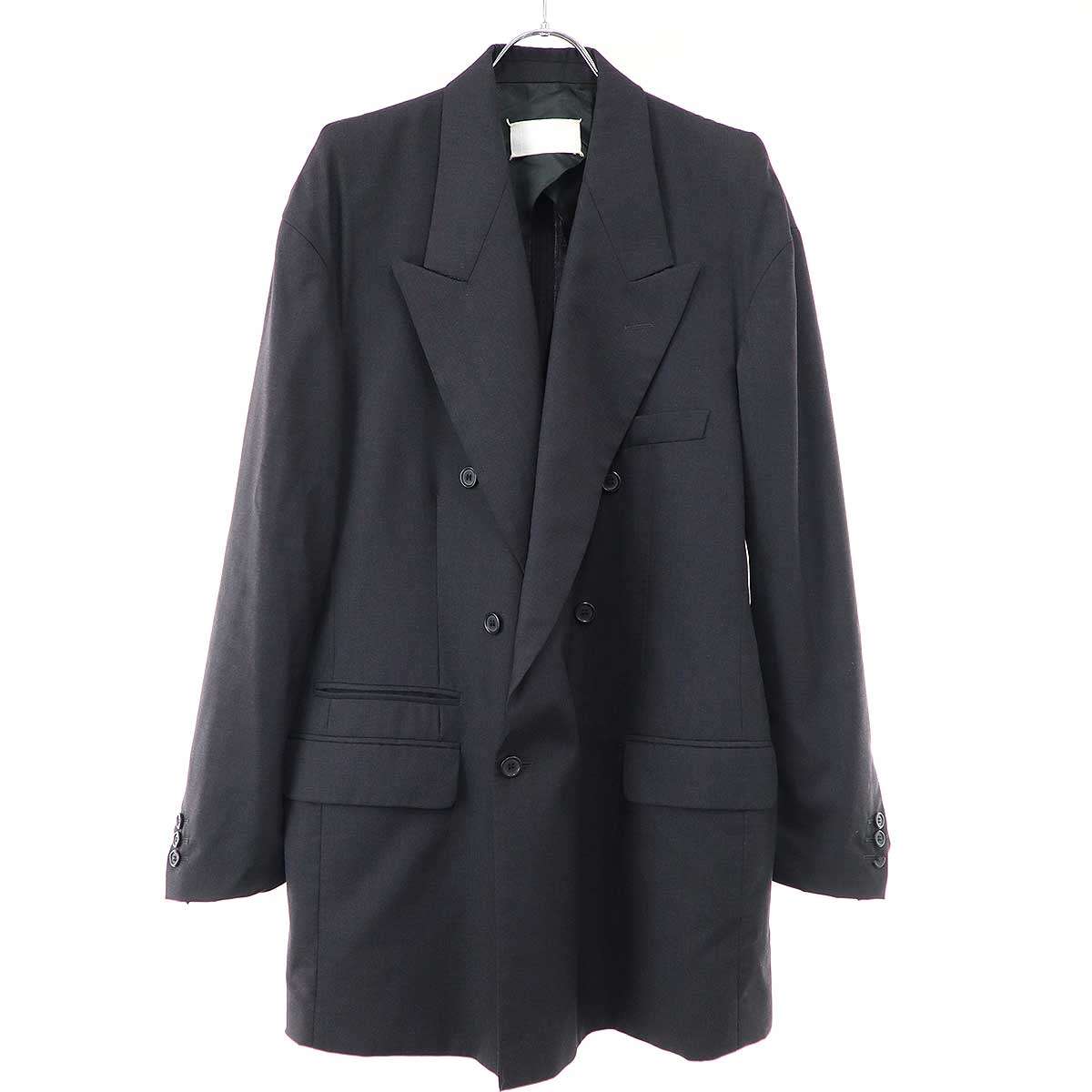 Maison Martin Margiela 住みか マルタン マルジェラ 1997SS Down Shoulder Double Breasted Jacket ダウンショルダーダブルブレストジャケット  濃灰色 42 【中古】 IT5T9CEOWVZS
