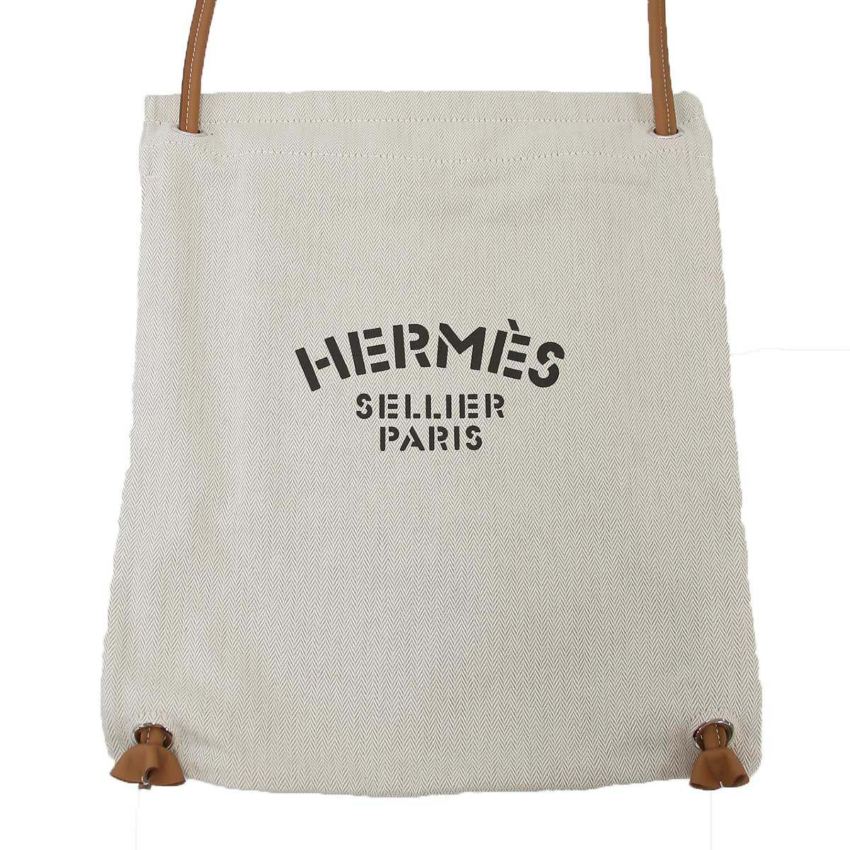 HERMES エルメス 2025 Aline Toile Chevron PM アリーヌ トワルシェブロン 2WAYショルダーバック風呂敷き包み  ベージュ  【中古】 IT6IF57HCU3W
