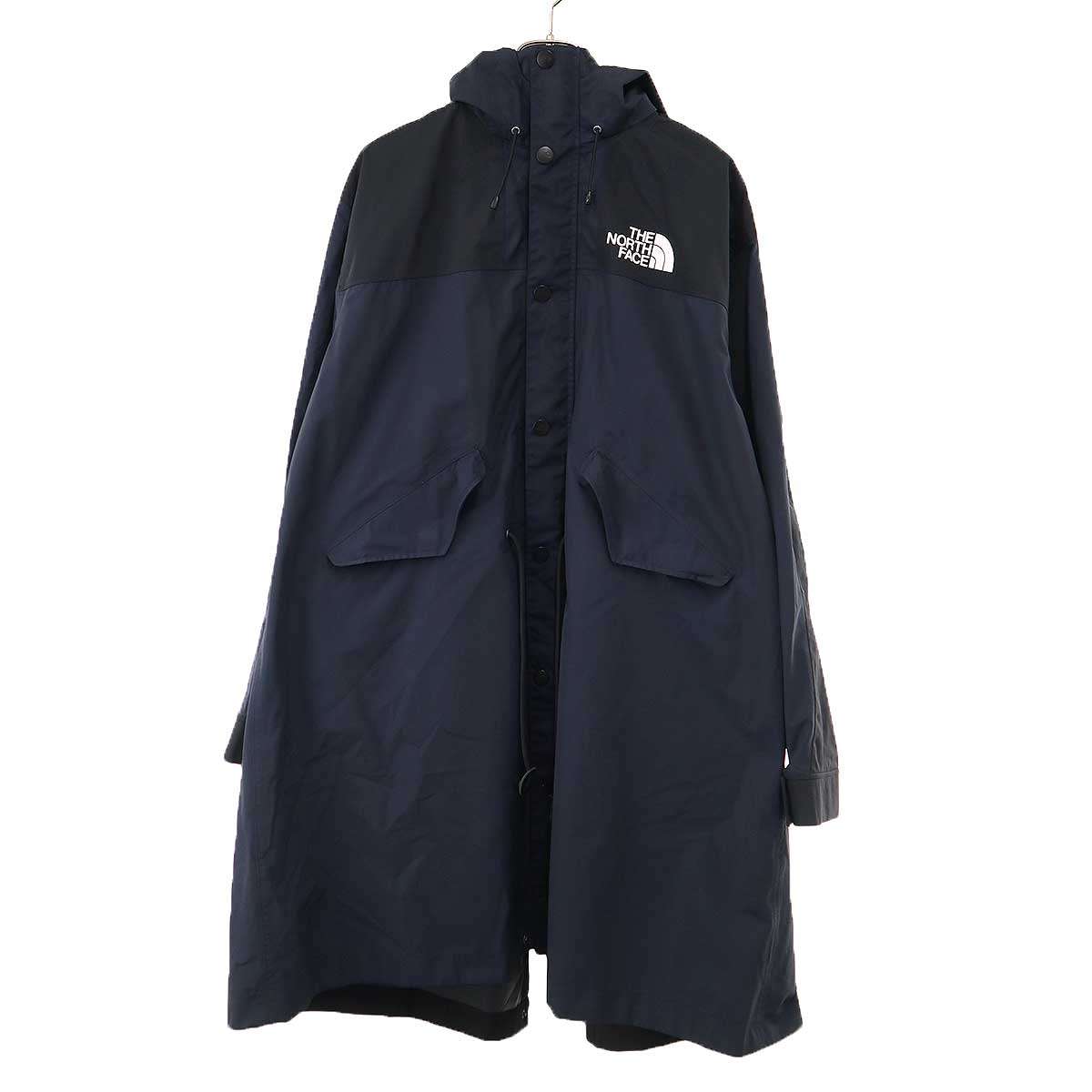 sacai&times;THE NORTH FACE サカイ ノースフェイス 17AW Long Coat ロングコート NP6171SA ネイビー ブラック M 【中古】 ITIUM23Y7GM9｜MODESCAPE 店