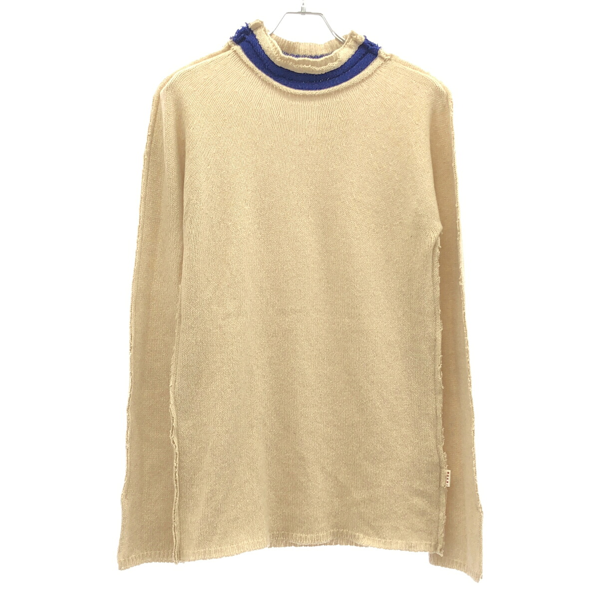 MARNI マルニ 22AW ネックデザインニットセーター GCMD0364Q0 ベージュ系 44 【中古】 ITNA2JC1YL3M｜MODESCAPE 店