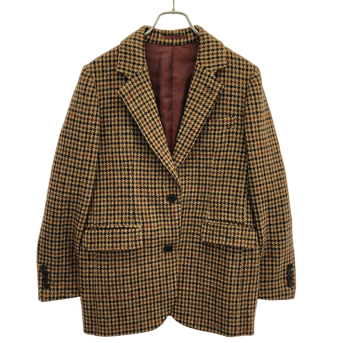 soutiencollar ステンカラー HYPERION HARRIS TWEED オールディーズバットグッディーズジャケット  赤銅色 38 【中古】 ITPWQ0SUNW28