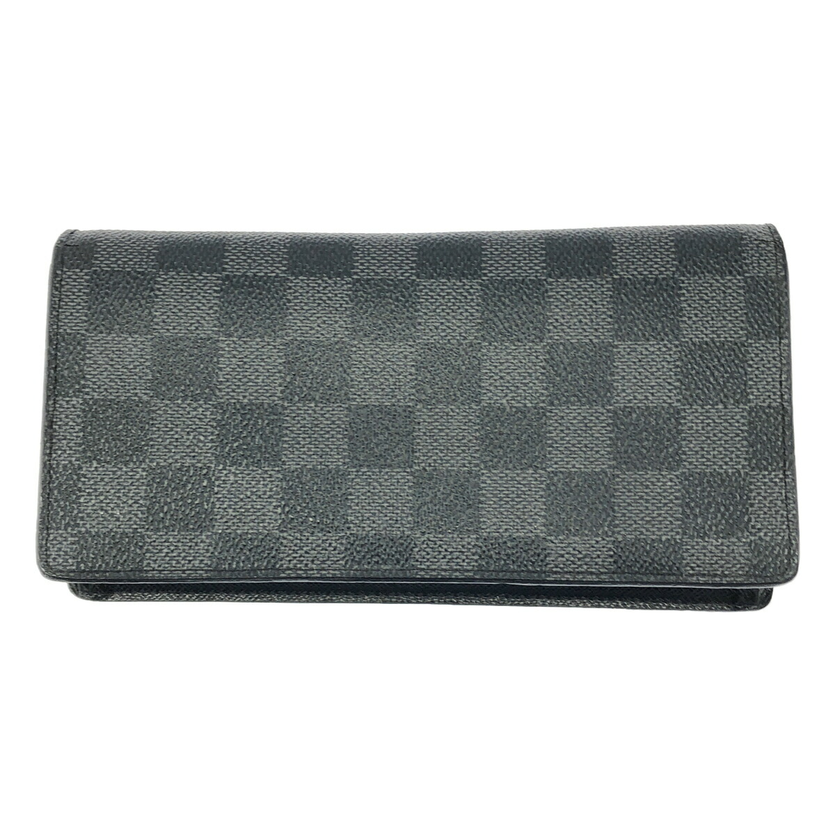 LOUIS VUITTON ルイヴィトン ポルトフォイユ ブラザ ダミエ グラフィット 二つ折りウォレット ブラック 【中古】 IT7ZCPVV8VQC｜MODESCAPE 店