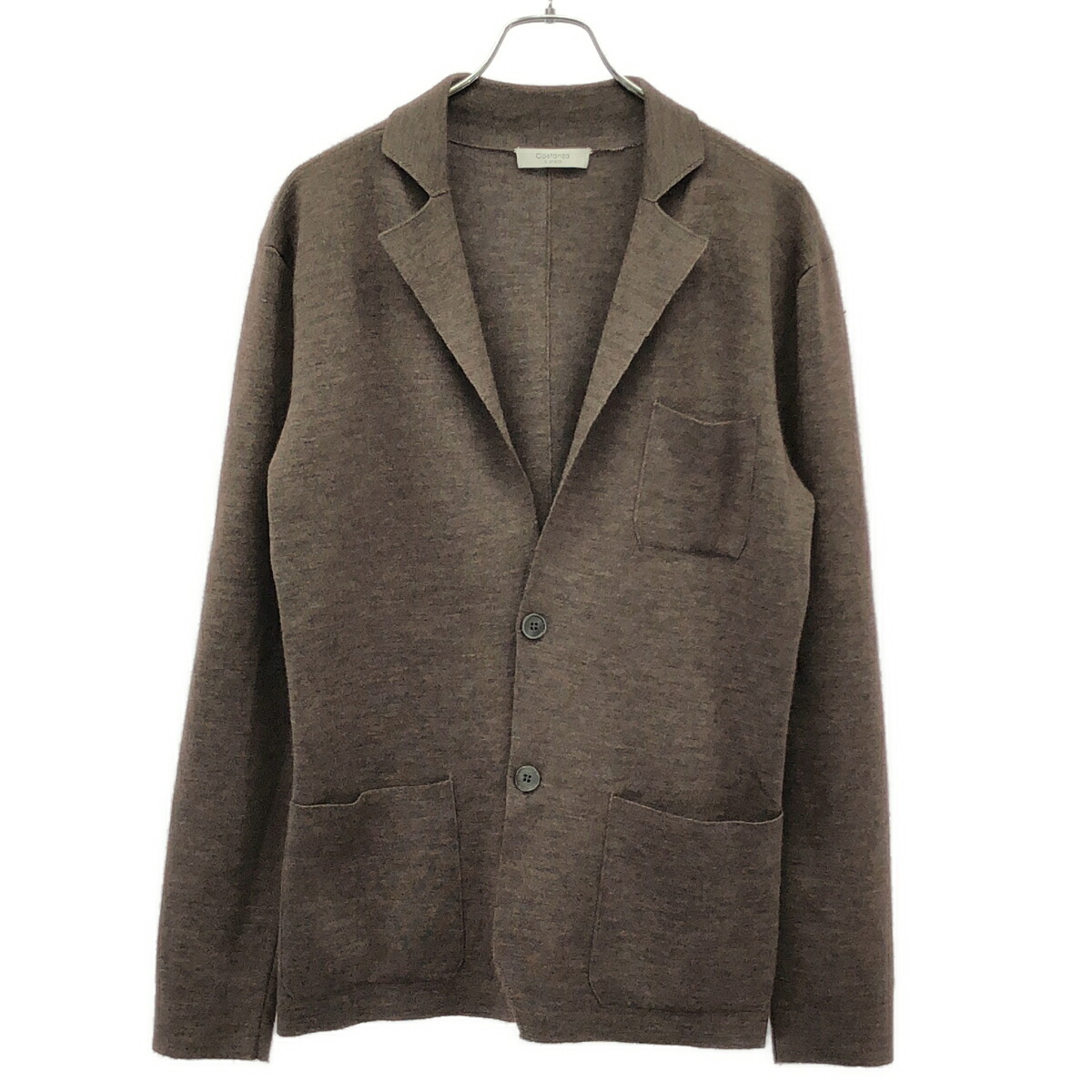 cruciani クルチアーニ カシミヤシルクニットジャケット ブラウン 46 【中古】 ITJOW0PUEHJ3｜MODESCAPE 店